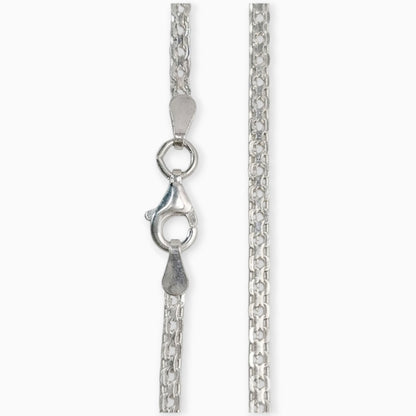 Cadena Chinesco  – Plata 925 (45 cm x 2 mm)