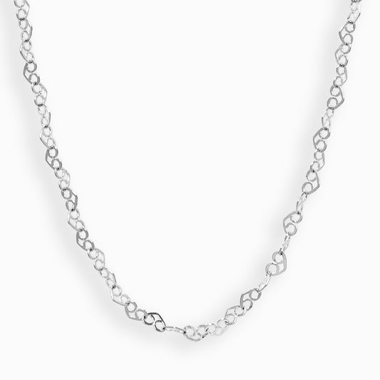 Cadena – Tejido Corazones Filigrana (40 cm)