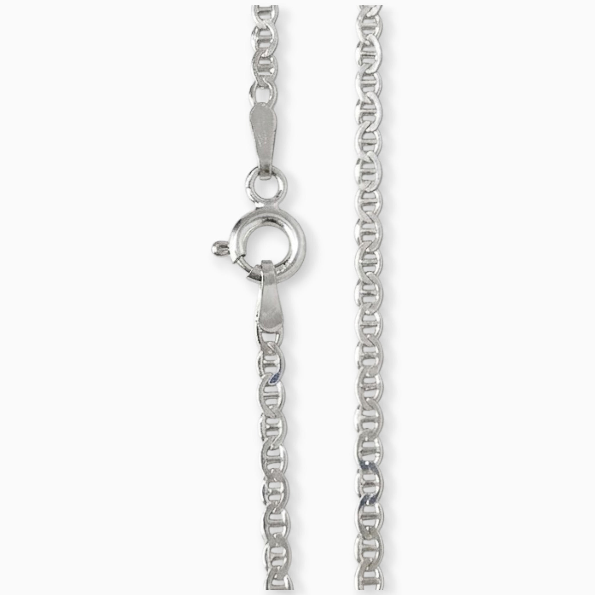 Cadena Escalera Mini  – Plata 925 (45 cm)