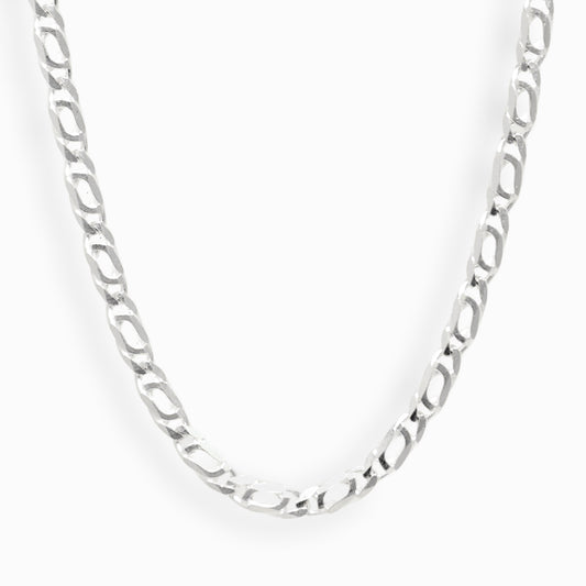 Cadena Fígaro sencillo – Plata 925 (45 cm x 2 mm)