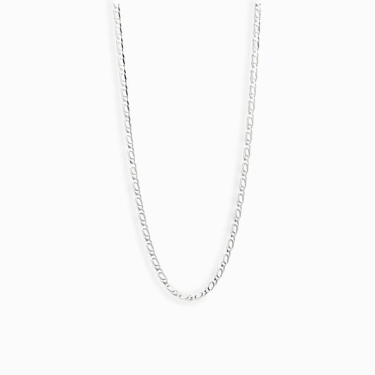 Cadena Fígaro sencillo – Plata 925 (45 cm x 2 mm)