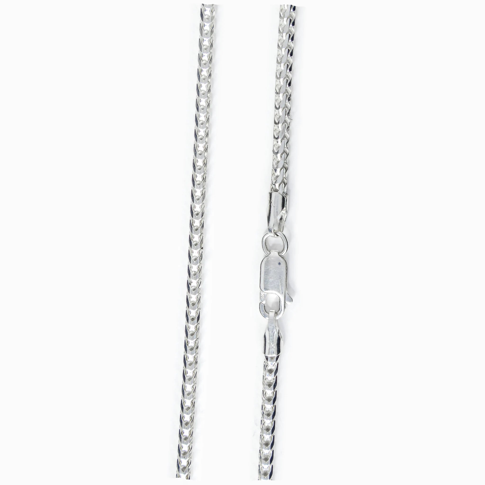 Cadena Franco en plata ley 925 de 60 cm