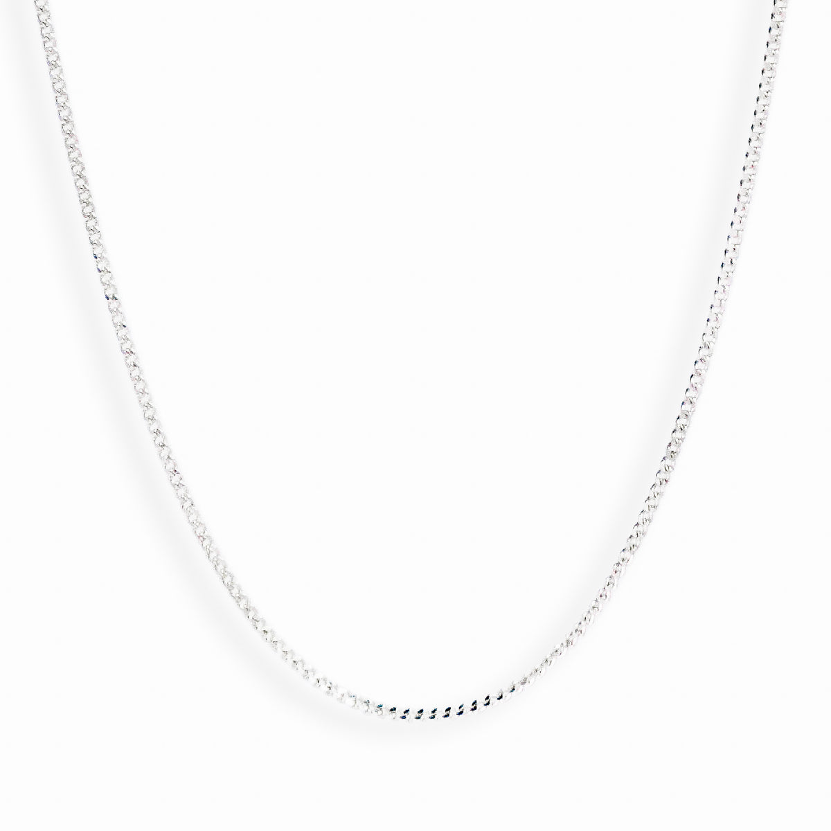 Cadena Nano Cubana – Plata 925 (45 cm x 0.7 mm)