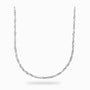 Cadena Singapur en plata ley 925 de 60 cm