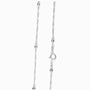 Cadena Singapur con balines en plata ley 925 de 60 cm