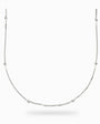 Cadena veneciana con balines en plata ley 925 de 45 cm para mujer