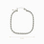 Candongas cuadradas con acabado diamantado de 27 mm en plata ley 925 para mujer