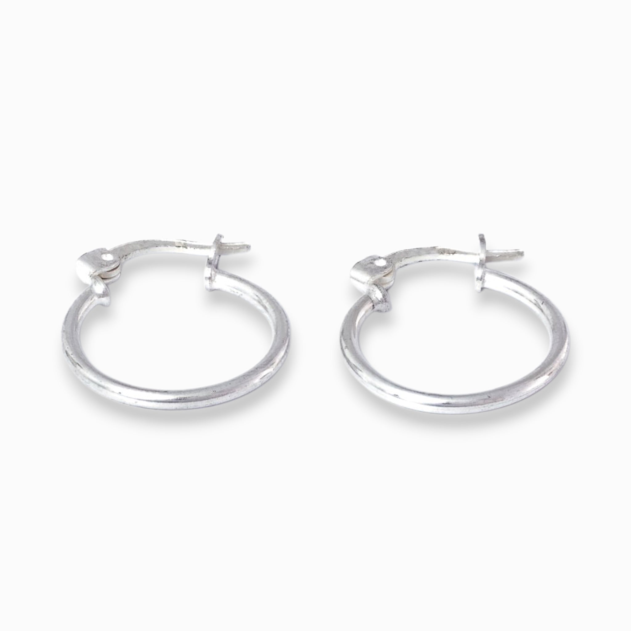 Candongas Lisas  - Plata Ley 925