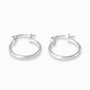 Candongas Lisas  - Plata Ley 925