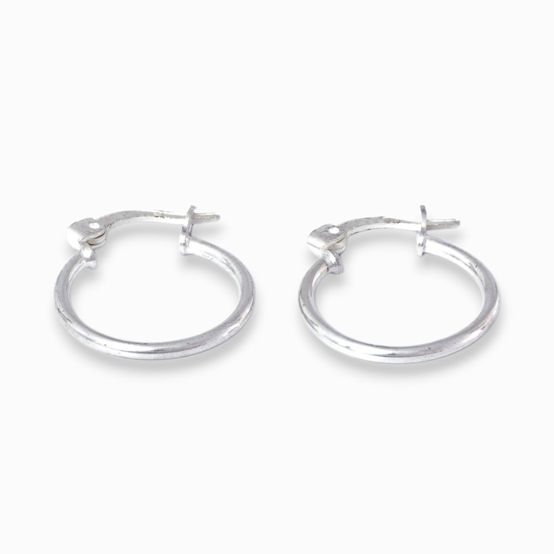 Candongas Lisas  - Plata Ley 925