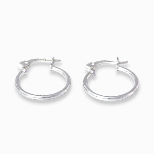 Candongas Lisas  - Plata Ley 925