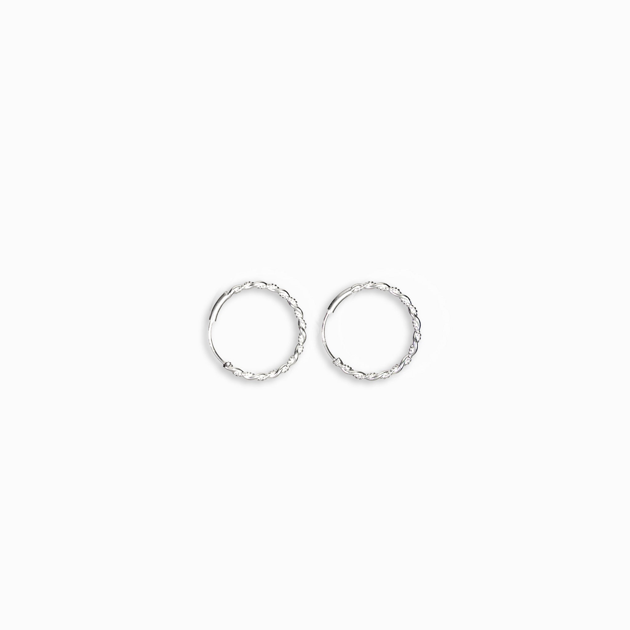 Candongas – Plata 925 Entorchada (20 mm)