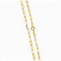 Cadena estilo paperclip en oro 18K de 2 mm de grosor y 45 cm de longitud.