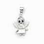 Dije de Ángel de la Guarda en plata ley 925 para mujer