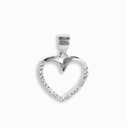 Dije Corazón – Plata 925 y Circones de Alta Claridad