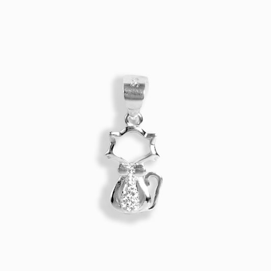 Dije Gatito -  Plata 925 y Brillo Sutil