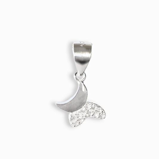 Dije Mariposa en Plata 925 y Circones