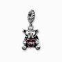 Dije de osito con grabado love en plata ley 925.