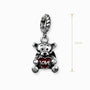 Dije de osito con grabado love en plata ley 925.