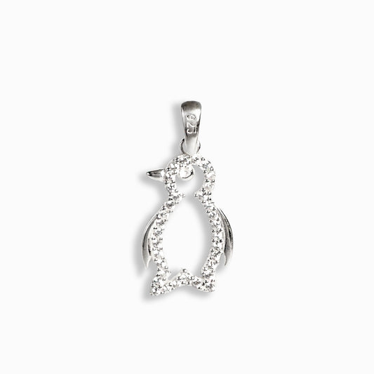Dije Pingüino – Plata 925 y Circones