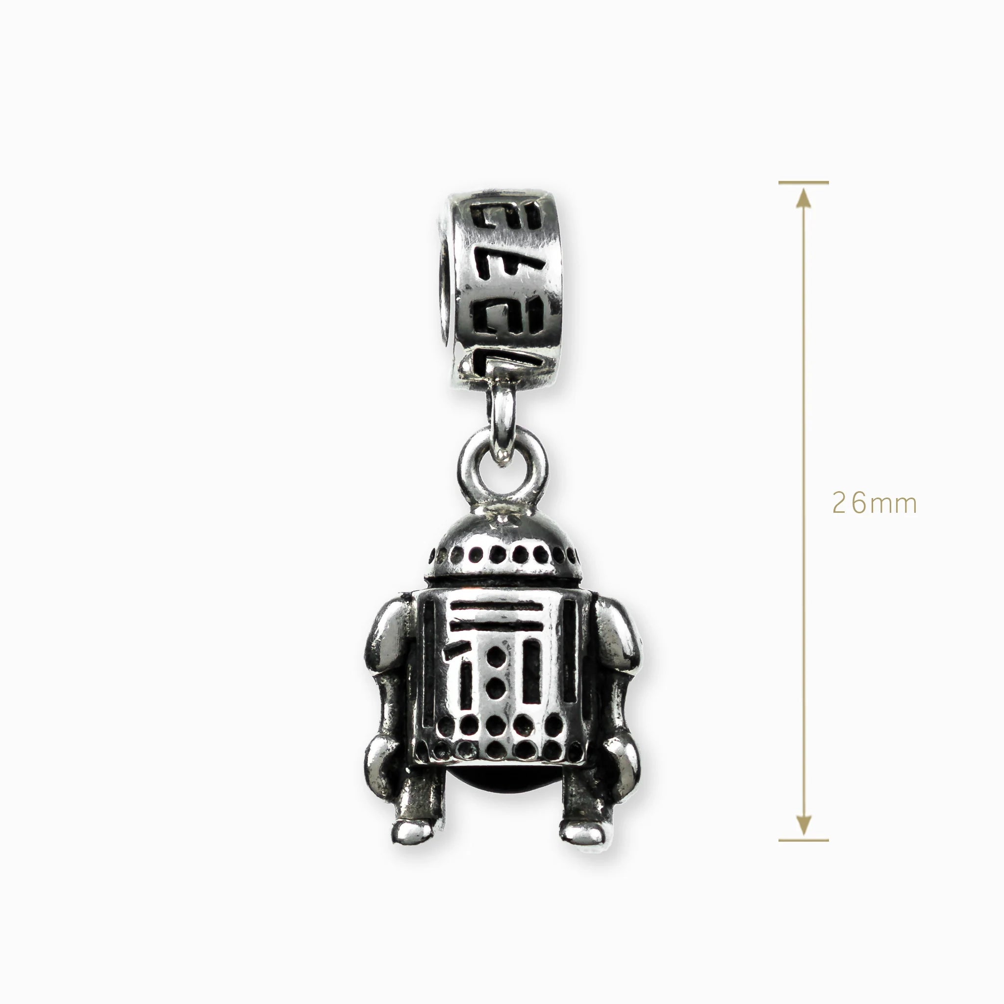 Dije R2-D2 Star Wars en Plata Ley 925