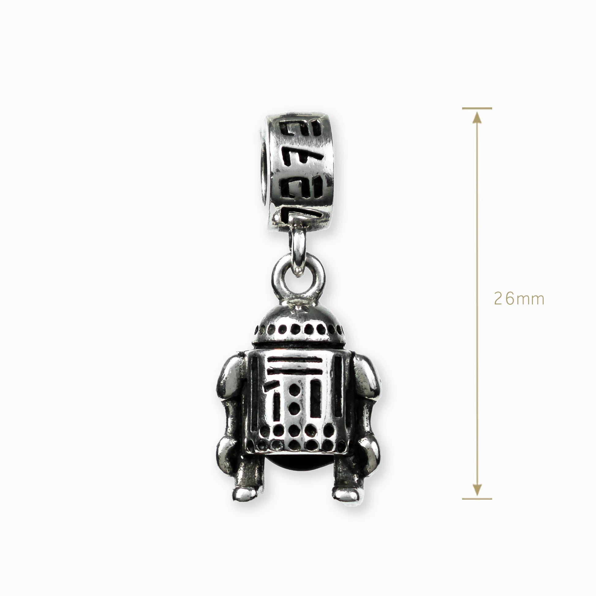 Dije R2-D2 Star Wars en Plata Ley 925