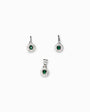Juego – Plata 925 y Circones verdes