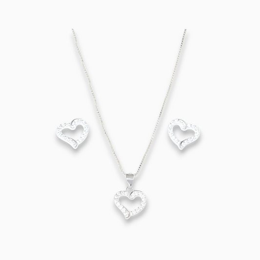 Set 'Corazón Encantado' – Plata Ley 925