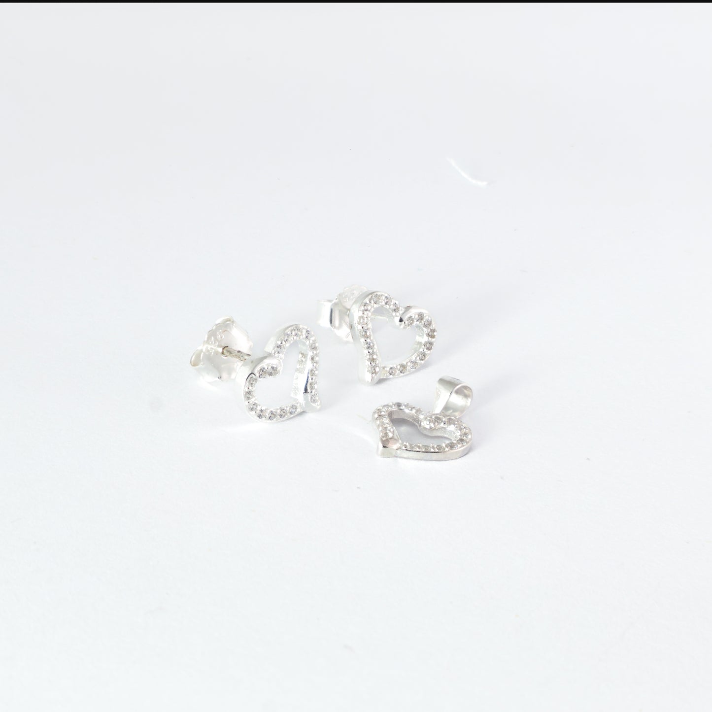 Set 'Corazón Encantado' – Plata Ley 925