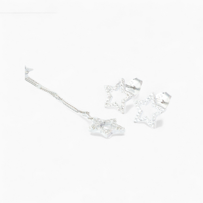 Set estrella 'Guía Estelar' – Plata Ley 925