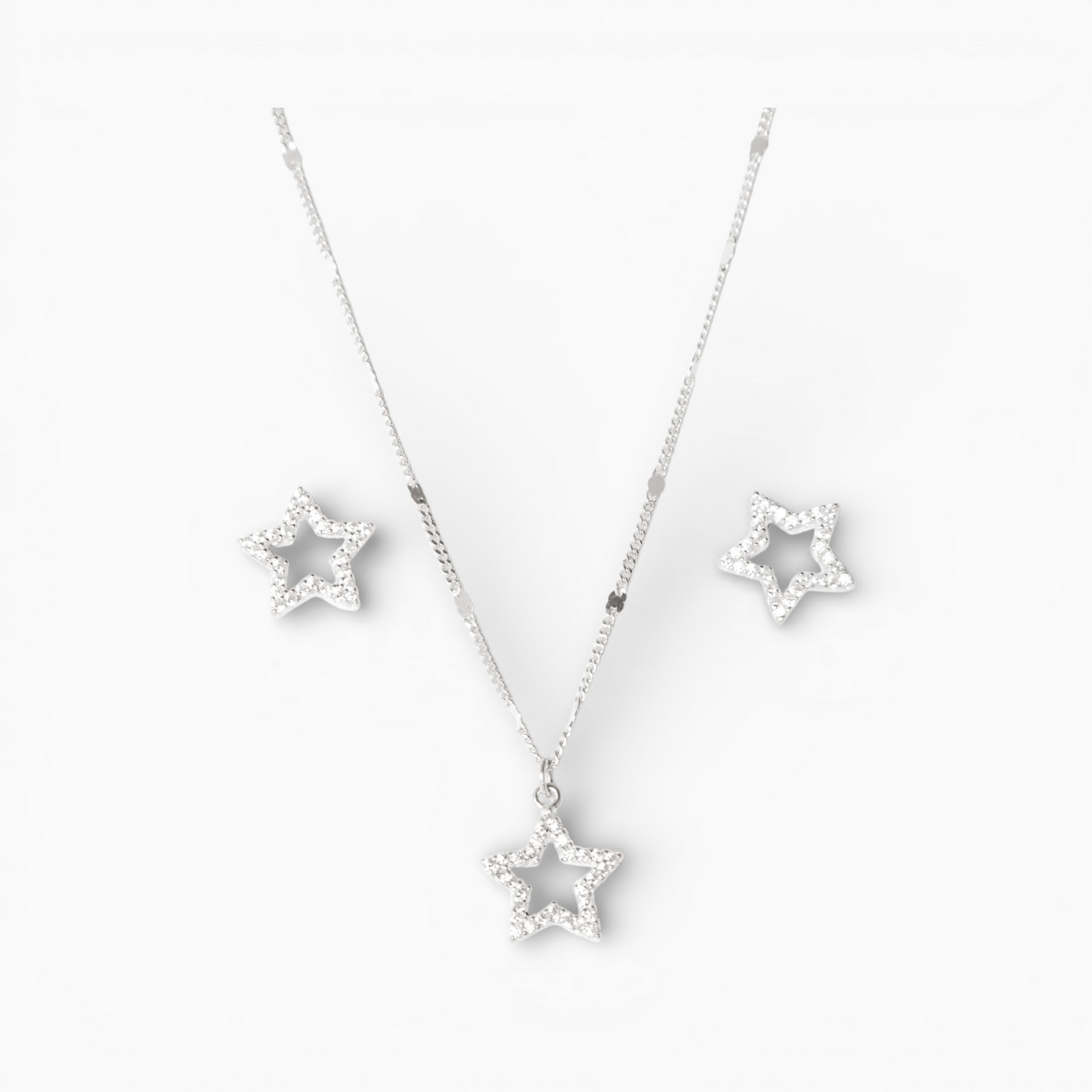 Set estrella 'Guía Estelar' – Plata Ley 925