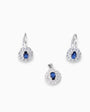 Set 'Noche Estrellada' – Plata Ley 925 y Circones Azul Zafiro