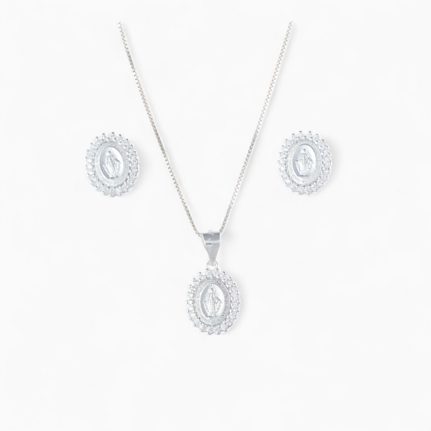 Set 'Fe Milagrosa' – Plata Ley 925