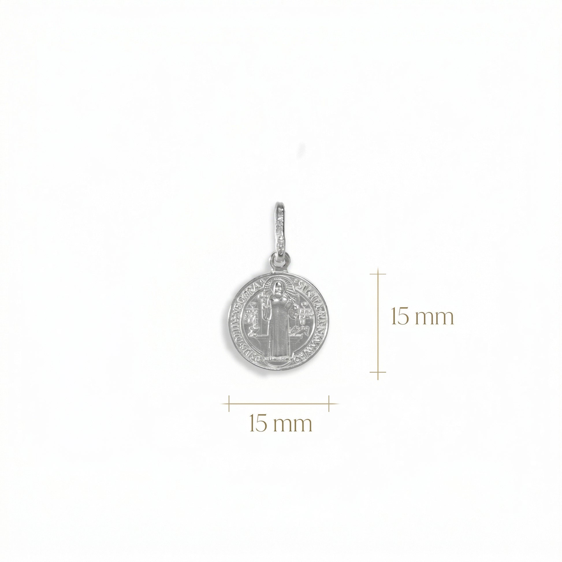 Medalla San Benito "Protección Inquebrantable" – Plata Ley 925