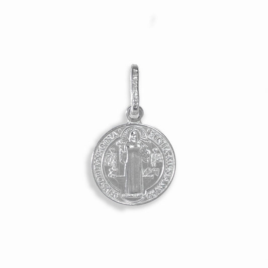 Medalla San Benito "Protección Inquebrantable" – Plata Ley 925