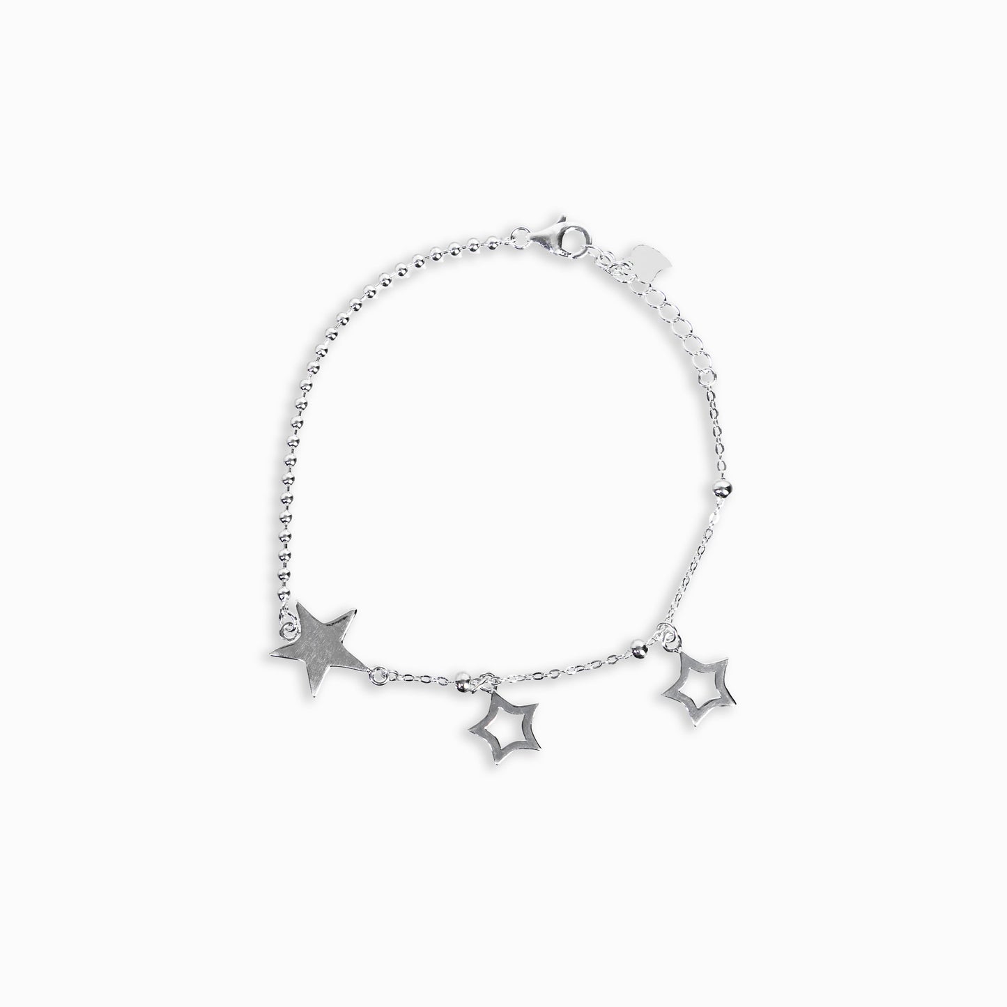Pulsera "Constelación" – Plata 925 con Estrellas Brillantes