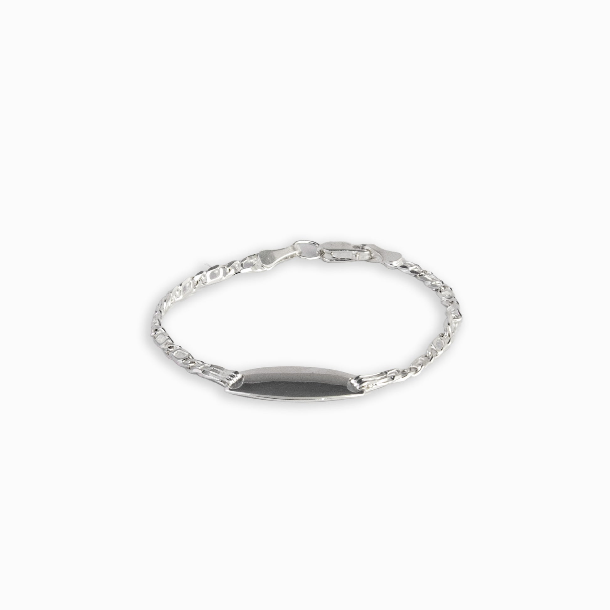 Pulsera esclava"Primeros Pasos" - Plata 925 Personalizable para Niño