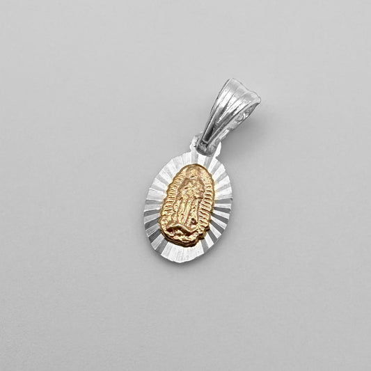 Dije Oro plata Virgen Guadalupe pequeño