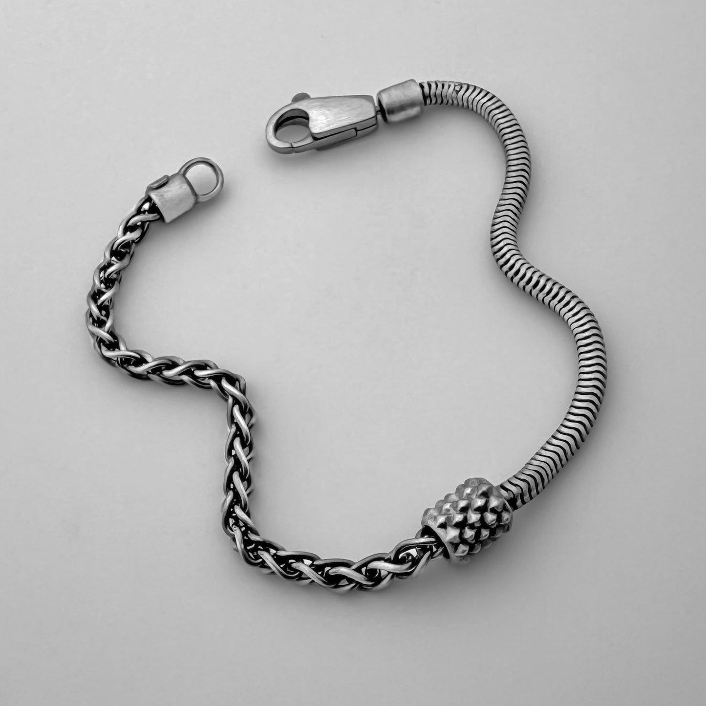 Pulsera Vikinga con tejido Franco