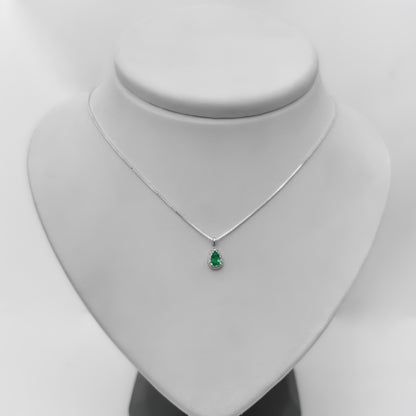 Collar lágrima con Esmeralda