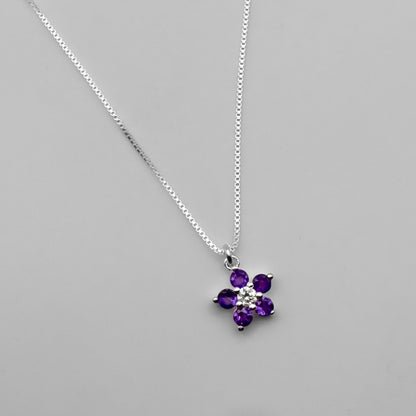 Big Flower Box (Amatista y Diamante)