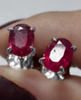 Topos en Plata Paladio con Rubies