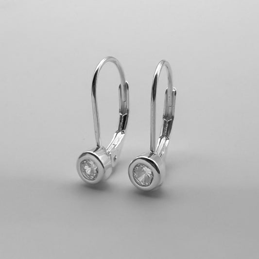 Aretes Zircon candado