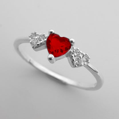 Anillo corazón colores