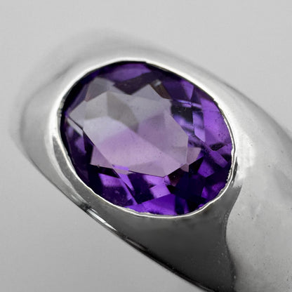 Anillo Chunky con Amatista