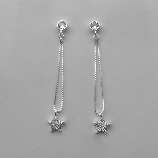 Aretes largos Estrella