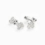 Topos mini con diseño de gata de 9.7x6.2 mm en plata ley 925 con circones