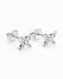 opos mini de mariposa calada de 7x5.5 mm en plata ley 925 con circones 