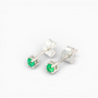 Topos 'Esencia Verde' – Plata Ley 925 y Esmeralda