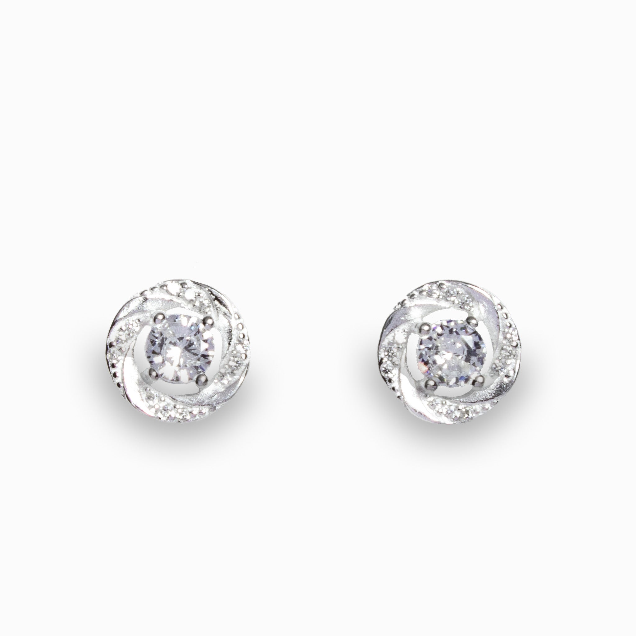 Topos Rosa  – Plata 925 y Circón blanco
